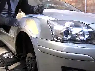 фото ремонт крыла авто