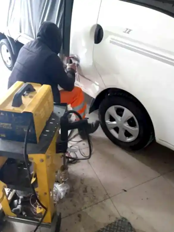 Hyundai Porter фото процесс восстановления геометрии