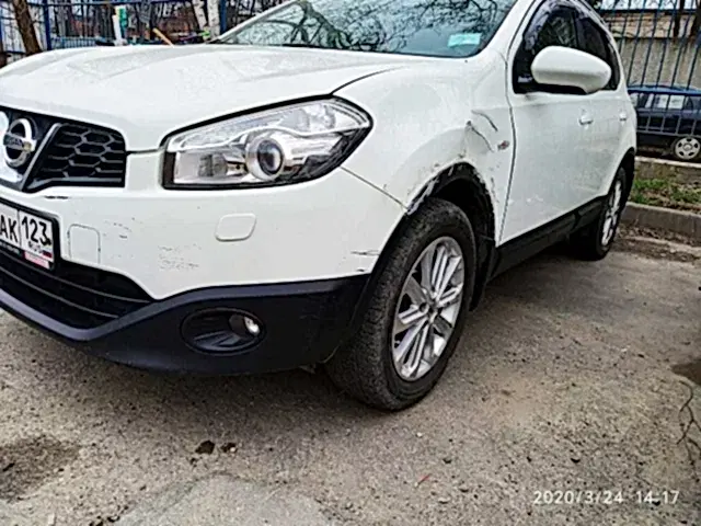 Nissan Qashkai фото до ремонта