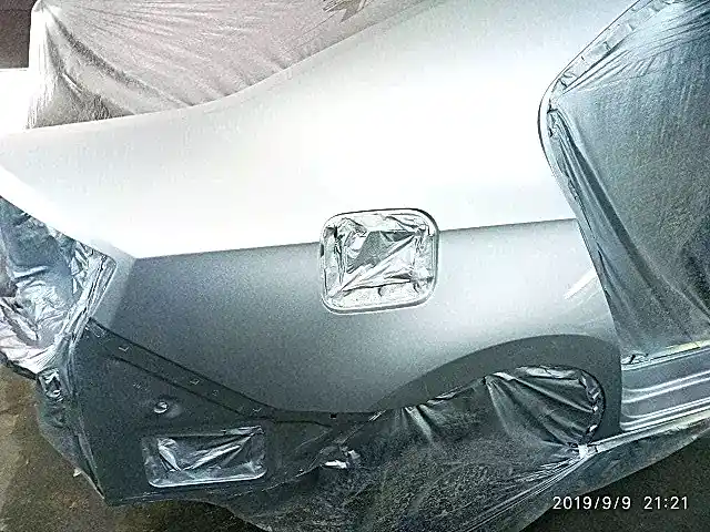 Skoda Rapid фото процесс ремонта крыла